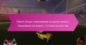 Read more about the article Twitch Drops: Изисквания за допустимост, Свързване на акаунт, Стъпки за участие